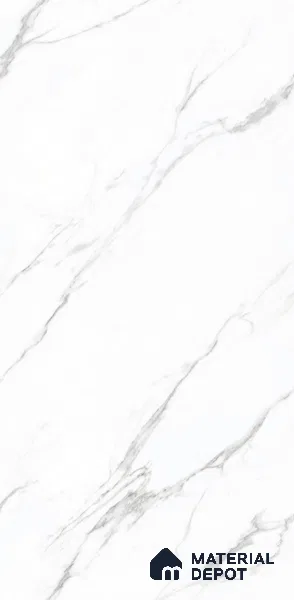Marble Wall & Floor Tile TL 11037 Alpine Stria | 4 ft x 2 ft Glossy Finish Vitrified Tile - 9 mm | 4 Random Design | Suitable For Living Room, Bedroom, Bathroom