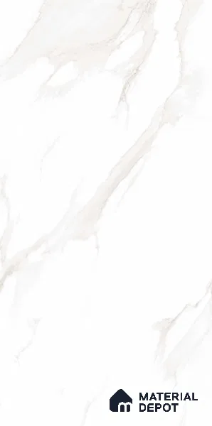 Marble Wall & Floor Tile TL 11432 Alba Veil | 4 ft x 2 ft Glossy Finish Vitrified Tile - 9 mm | Suitable For Living Room, Bedroom, Bathroom