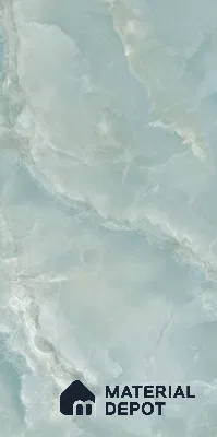 Marble Floor & Wall Tile TL 11071 Celeste Onyx | 4 ft x 2 ft Glossy Finish Vitrified Tile - 9 mm | 6 Random Design | Suitable For Living Room, Bedroom, Bathroom