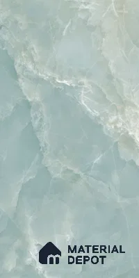 Marble Floor & Wall Tile TL 11071 Celeste Onyx | 4 ft x 2 ft Glossy Finish Vitrified Tile - 9 mm | 6 Random Design | Suitable For Living Room, Bedroom, Bathroom