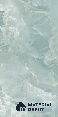 Marble Floor & Wall Tile TL 11071 Celeste Onyx | 4 ft x 2 ft Glossy Finish Vitrified Tile - 9 mm | 6 Random Design | Suitable For Living Room, Bedroom, Bathroom