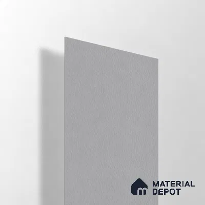 LM 21059 D Steelmist Grey Solid Color Suede Finish 8 ft x 4 ft Decorative Laminate - 1 mm | Suitable for Living Room, Kitchen, Office