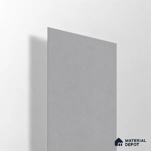 LM 21059 D Steelmist Grey Solid Color Suede Finish 8 ft x 4 ft Decorative Laminate - 1 mm | Suitable for Living Room, Kitchen, Office