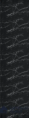 Black Marble Look Charcoal Decorative Wall Panel 8 ft x 2 ft 4 mm | Ideal For Feature Wall, Living Room, Bedroom, Home, Office | PN 03820 | Width is Subjected to 5% Variation