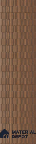 Brown Geometric Look Charcoal Decorative Wall Panel PN 05652 8 ft x 2 ft - 4 mm | Suitable for Feature Wall, TV Unit & Living Room | Width is Subjected to 5% Variation