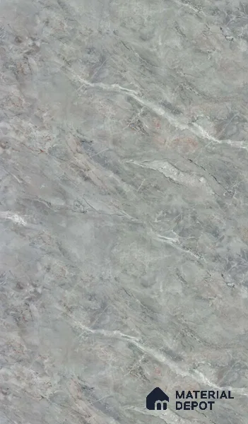 Grey Marble Look LM 04716 8 ft x 4 ft Texture Finish Decorative Laminate - 0.92 mm | Suitable for TV Unit, Wardrobe, Kitchen Cabinets