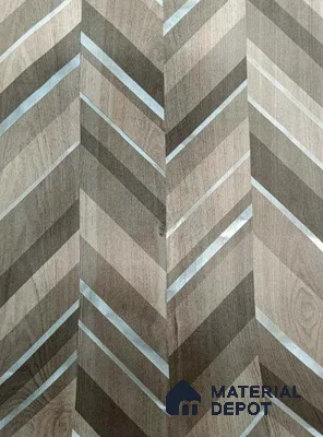 Patterned Look LM 04691 8 ft x 4 ft Glossy Finish Decorative Laminate - 0.92 mm | Suitable for Bedroom, TV Unit, Wardrobe