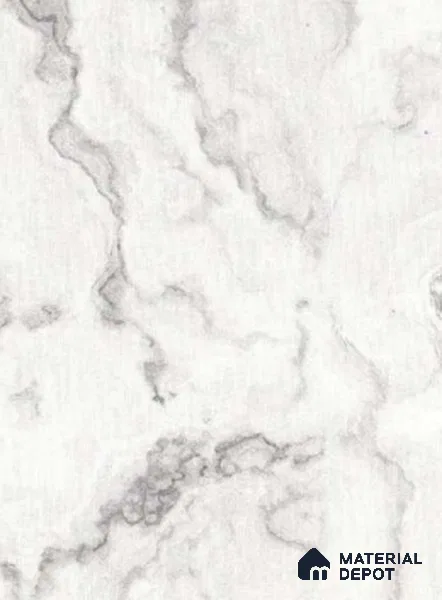 White Marble Look LM 04701 8 ft x 4 ft Texture Finish Decorative Laminate - 0.92 mm | Suitable for TV Unit, Wardrobe, Kitchen Cabinets
