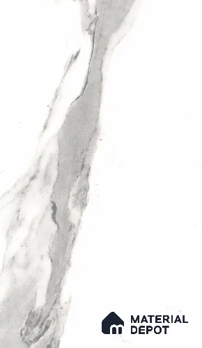 White Marble Look LM 04706 8 ft x 4 ft Glossy Finish Decorative Laminate - 0.92 mm | Suitable for TV Unit, Wardrobe, Kitchen Cabinets