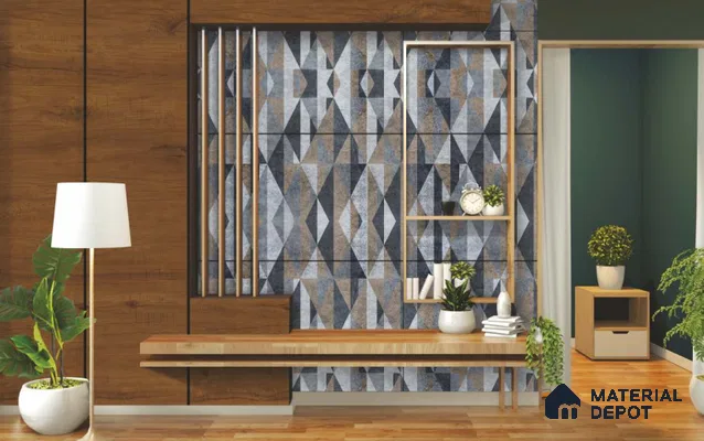 Wooden Look LM 04777 8 ft x 4 ft Texture Finish Decorative Laminate - 0.92 mm | Suitable for TV Unit, Wardrobe, Kitchen Cabinets