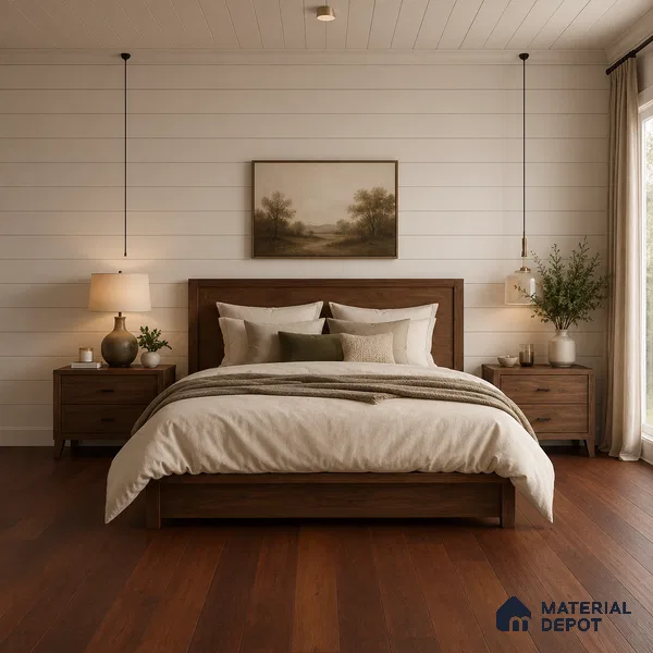 HDF Laminate Wood Floor 4 ft x 8 inch - 8 mm | LF 00255 | Arc Click DIY Installation & Paper Joint Groove | 10-Year Residential Warranty | AC4 Grade | Suitable For Living Room, Bedroom & Office