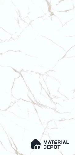 White Carving Floor & Wall Tile TL 05613 C Gravier Zenith 5.2 ft x 2.6 ft Vitrified Matte Finish - 9 mm | 4 Random Design | Suitable for Living Room, Bedroom, Bathroom