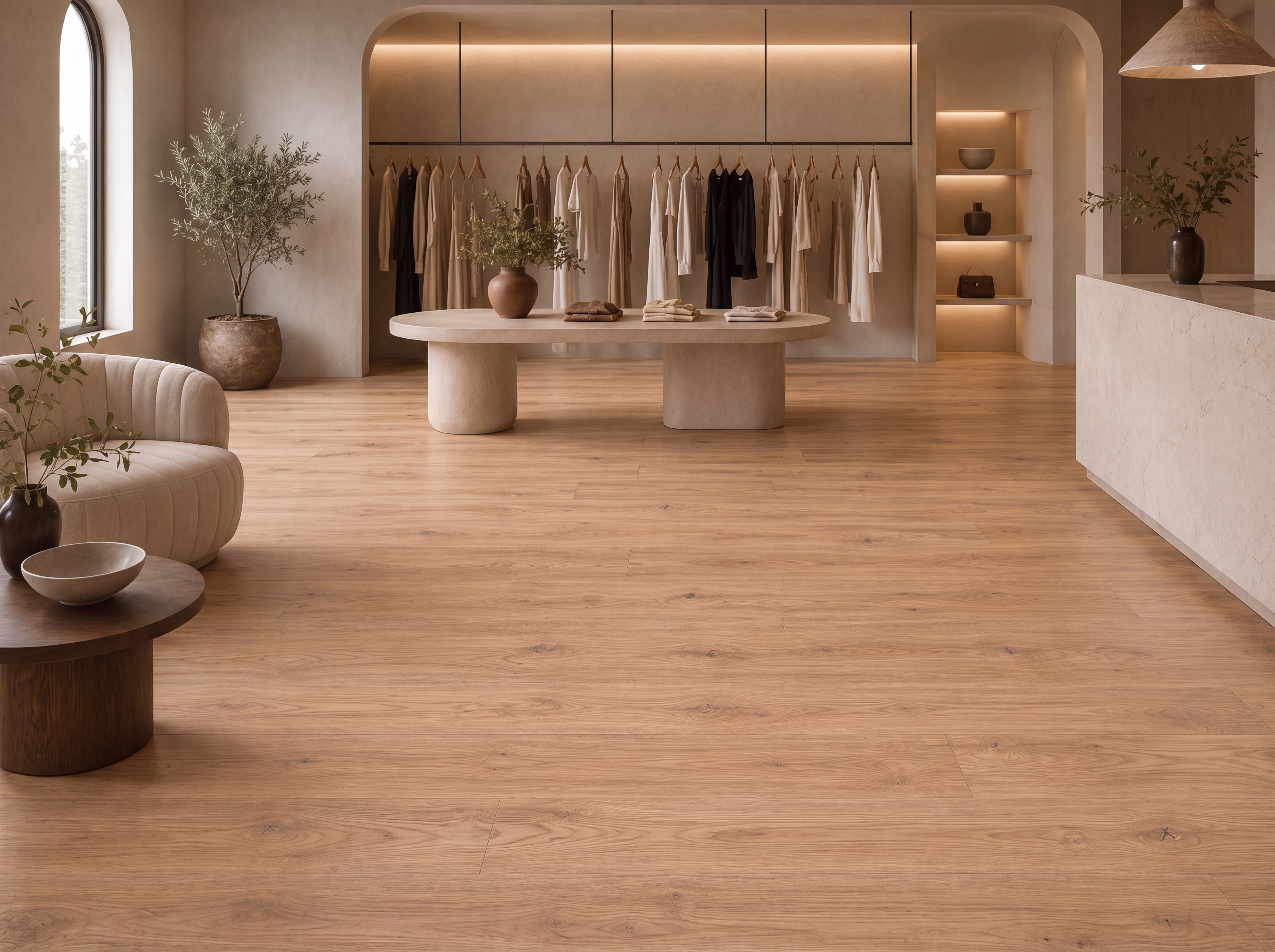 HDF Laminate Wood Floor Crystal Finish Heirloom LF 00270 | 4 ft x 7.8 inch x 12 mm | AC4 Grade | Arc Click With Wax Coating | Paper Joint Groove | Suitable for Flooring, Living Room, Bedroom | Image 1