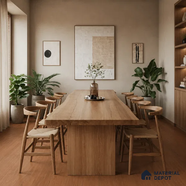 HDF Base Laminate Wood Floor Autumn Maple Matte Finish Wax Coated LF 00364 C | 48 inch x 8 inch x 8 mm | AC4 | Suitable for Flooring, Living Room, Bedroom