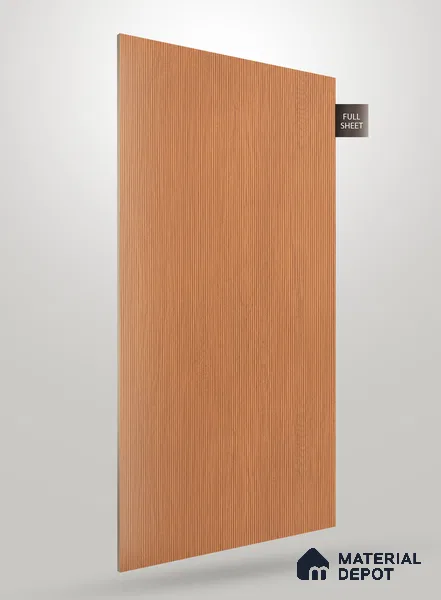 Wooden Fluted AD 1768 8 ft x 4 ft Matte Finish Decorative Laminate - 1.25 mm | Suitable for TV Unit,Wardrobe, Kitchen Cabinets