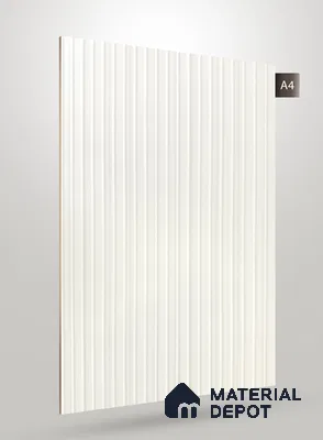 Wooden Fluted AD 1781 8 ft x 4 ft Matte Finish Decorative Laminate - 1.25 mm | Suitable for TV Unit,Wardrobe, Kitchen Cabinets