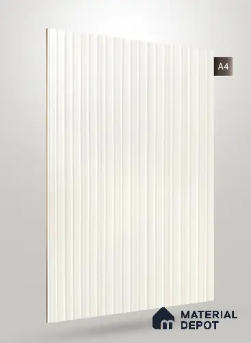 Wooden Fluted AD 1781 8 ft x 4 ft Matte Finish Decorative Laminate - 1.25 mm | Suitable for TV Unit,Wardrobe, Kitchen Cabinets