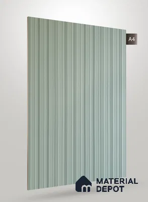 Wooden Fluted AD 1782 8 ft x 4 ft Matte Finish Decorative Laminate - 1.25 mm | Suitable for TV Unit,Wardrobe, Kitchen Cabinets