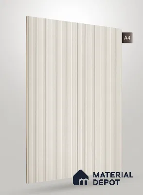 Wooden Fluted AD 1783 8 ft x 4 ft Matte Finish Decorative Laminate - 1.25 mm | Suitable for TV Unit,Wardrobe, Kitchen Cabinets