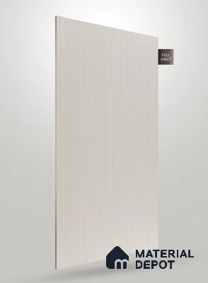 Wooden Fluted AD 1783 8 ft x 4 ft Matte Finish Decorative Laminate - 1.25 mm | Suitable for TV Unit,Wardrobe, Kitchen Cabinets
