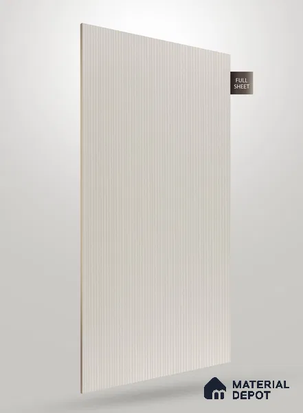 Wooden Fluted AD 1783 8 ft x 4 ft Matte Finish Decorative Laminate - 1.25 mm | Suitable for TV Unit,Wardrobe, Kitchen Cabinets