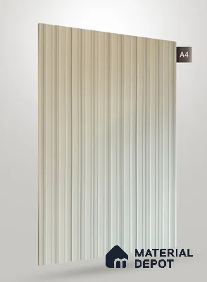 Wooden Fluted AD 1784 8 ft x 4 ft Matte Finish Decorative Laminate - 1.25 mm | Suitable for TV Unit,Wardrobe, Kitchen Cabinets