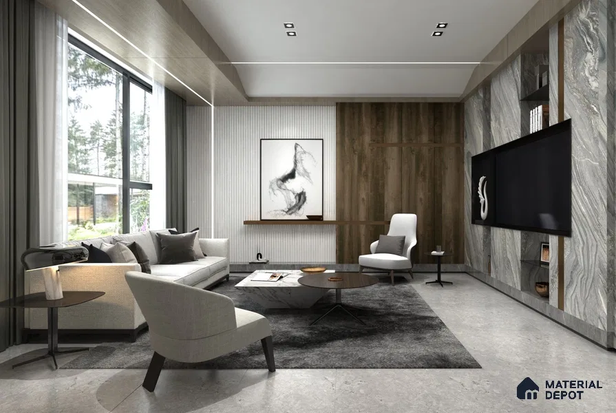 Wooden Look AS 1670 Amazon Spring 8 ft x 4 ft Texture Finish Decorative Laminate - 1.25 mm | Suitable for TV Unit, Wardrobe, Kitchen Cabinets