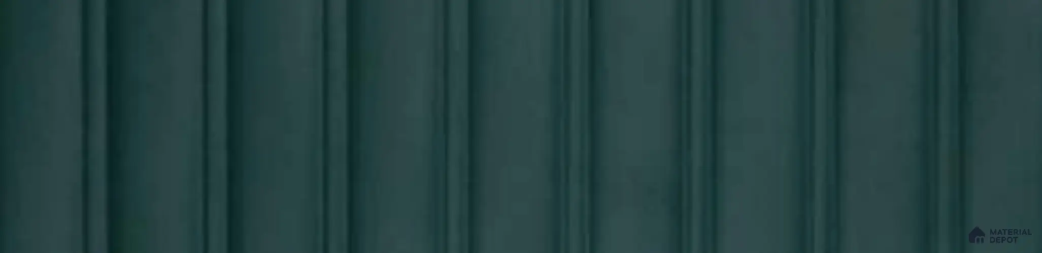 Deep Forest Green Fluted Solid Color BB Crystal Z+ 1175 8 ft x 4 ft High Gloss Finish Decorative Laminate - 1.25 mm | Suitable for TV Unit,Wardrobe, Kitchen Cabinets