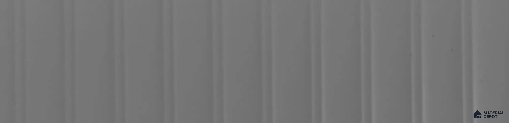 Medium Grey Fluted Solid Color BB Crystal Z+ 1176 8 ft x 4 ft High Gloss Finish Decorative Laminate - 1.25 mm | Suitable for TV Unit,Wardrobe, Kitchen Cabinets