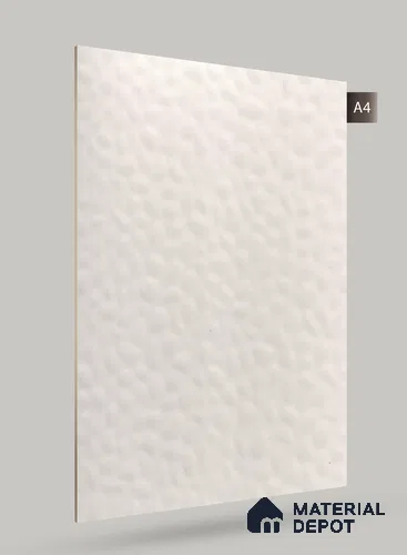 Beige Leather look HAC LM 2251 8 ft x 4 ft Matte Finish Decorative Laminate - 1.25 mm | Suitable for TV Unit, Wardrobe, Kitchen Cabinet