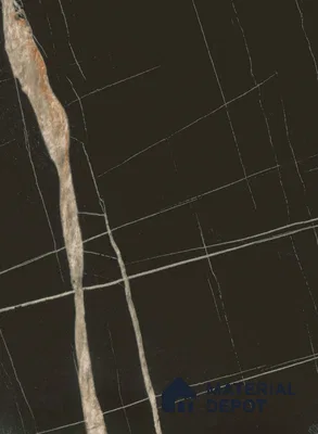 Black Marble Look BG 1637 8 ft x 4 ft Texture Finish Decorative Laminate - 1.25 mm | Suitable for TV Unit, Wardrobe, Kitchen Cabinets