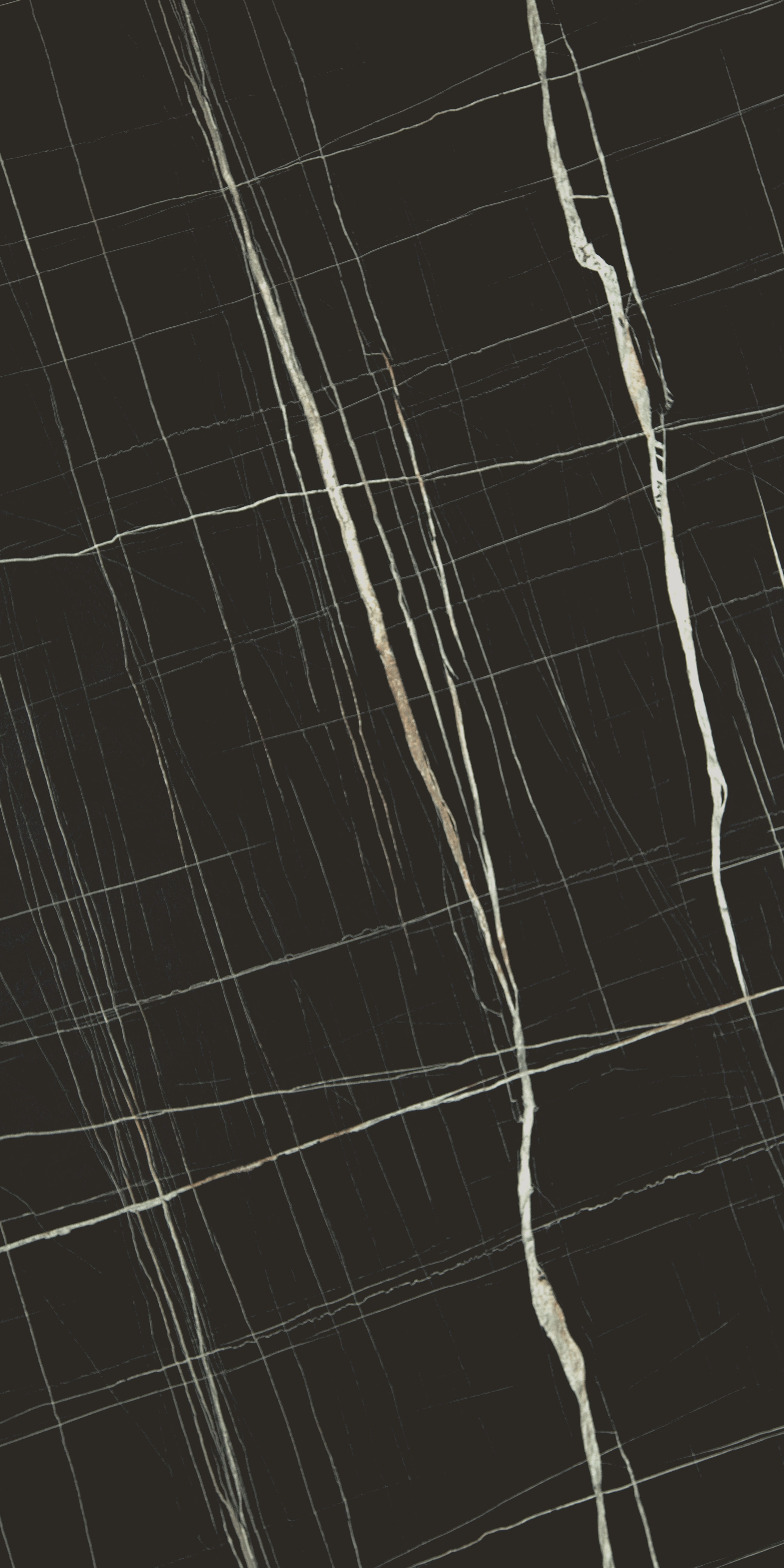 Black Marble Look BG 1637 8 ft x 4 ft Texture Finish Decorative Laminate - 1.25 mm | Suitable for TV Unit, Wardrobe, Kitchen Cabinets