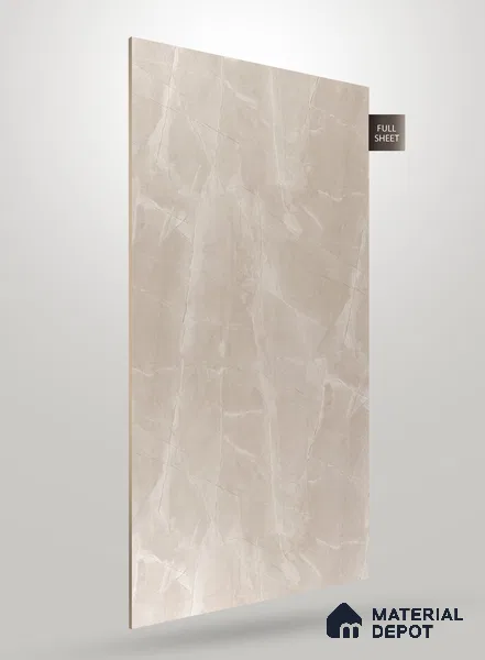 White Marble Look BG 1767 8 ft x 4 ft Texture Finish Decorative Laminate - 1.25 mm | Suitable for TV Unit, Wardrobe, Kitchen Cabinets