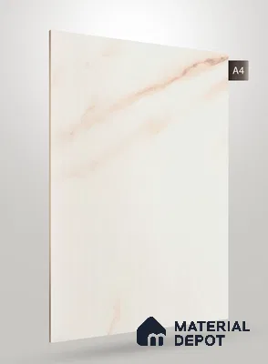White Marble Look BG 1770 8 ft x 4 ft Texture Finish Decorative Laminate - 1.25 mm | Suitable for TV Unit, Wardrobe, Kitchen Cabinets