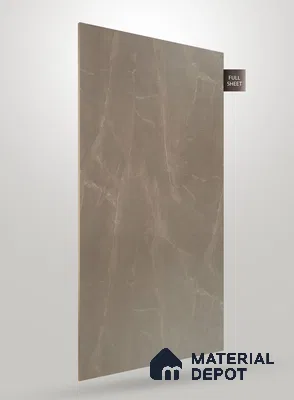 Brown Marble Look BG 1778 8 ft x 4 ft Texture Finish Decorative Laminate - 1.25 mm | Suitable for TV Unit, Wardrobe, Kitchen Cabinets