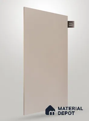 Light Beige Fluted Solid Color BM 248 8 ft x 4 ft Matte Finish Decorative Laminate - 1 mm | Suitable for TV Unit,Wardrobe, Kitchen Cabinets