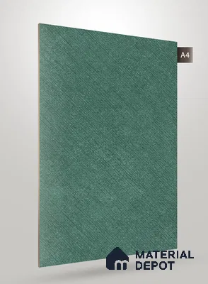 Green Textured Solid Look CC 567 8 ft x 4 ft Texture Finish Decorative Laminate - 1 mm | Suitable for TV Unit, Wardrobe, Kitchen Cabinets