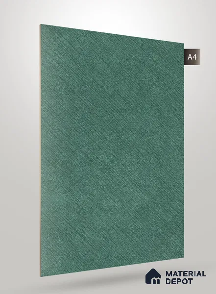 Green Textured Solid Look CC 567 8 ft x 4 ft Texture Finish Decorative Laminate - 1 mm | Suitable for TV Unit, Wardrobe, Kitchen Cabinets
