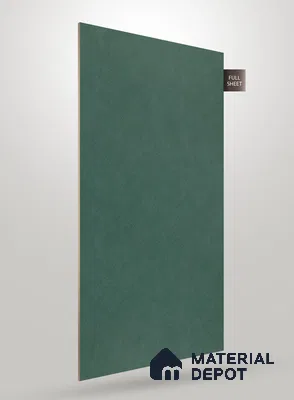 Green Textured Solid Look CC 567 8 ft x 4 ft Texture Finish Decorative Laminate - 1 mm | Suitable for TV Unit, Wardrobe, Kitchen Cabinets