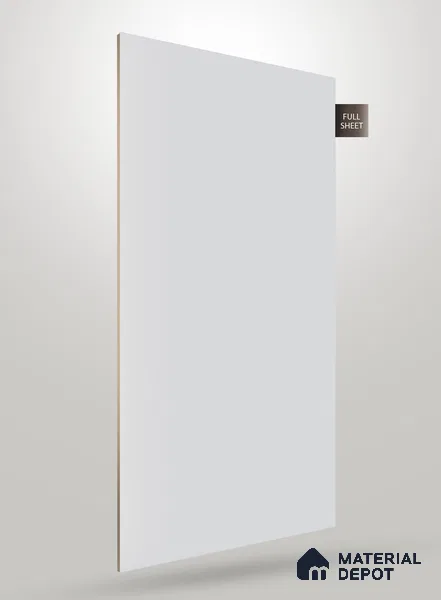 Grey Solid Colors Look CF 053A Steel Chiffon 8 ft x 4 ft Matte Finish Decorative Laminate - 1 mm | Suitable for Living Room, Kitchen, Office