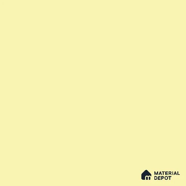 Yellow Solid Colors Look CF 203 Chalk Yellow Chiffon 8 ft x 4 ft Matte Finish Decorative Laminate - 1 mm | Suitable for Living Room, Kitchen, Office