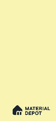 Yellow Solid Colors Look CF 203 Chalk Yellow Chiffon 8 ft x 4 ft Matte Finish Decorative Laminate - 1 mm | Suitable for Living Room, Kitchen, Office