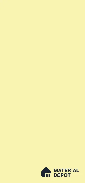 Yellow Solid Colors Look CF 203 Chalk Yellow Chiffon 8 ft x 4 ft Matte Finish Decorative Laminate - 1 mm | Suitable for Living Room, Kitchen, Office