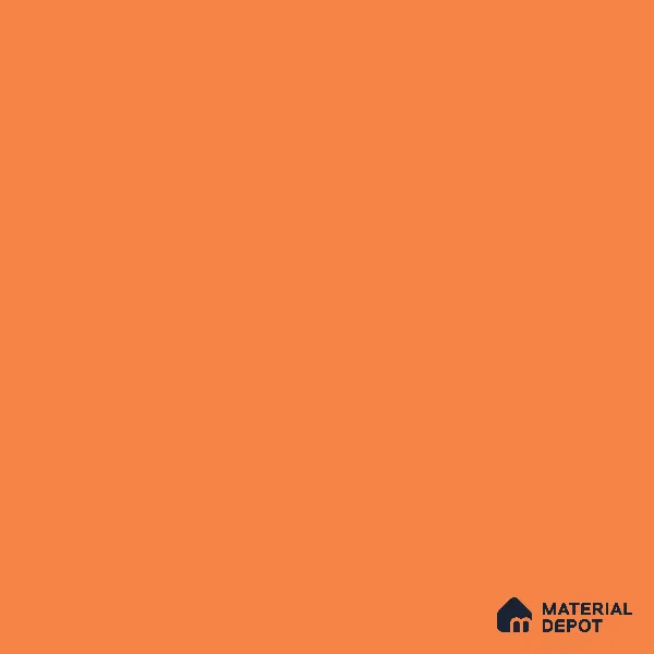 Orange Solid Colors Look CF 207 Fanta Chiffon 8 ft x 4 ft Matte Finish Decorative Laminate - 1 mm | Suitable for Living Room, Kitchen, Office