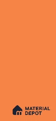 Orange Solid Colors Look CF 207 Fanta Chiffon 8 ft x 4 ft Matte Finish Decorative Laminate - 1 mm | Suitable for Living Room, Kitchen, Office