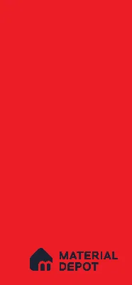Red Solid Colors Look CF 226 Voda Red Chiffon 8 ft x 4 ft Matte Finish Decorative Laminate - 1 mm | Suitable for Living Room, Kitchen, Office