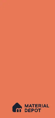 Orange Solid Colors Look CF 234 Carrot Punch Chiffon 8 ft x 4 ft Matte Finish Decorative Laminate - 1 mm | Suitable for Living Room, Kitchen, Office