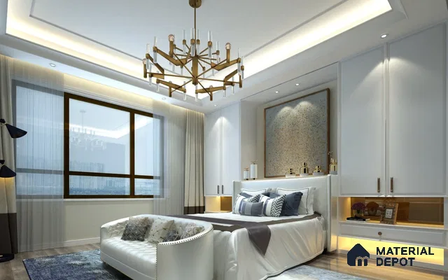 White Solid Colors Look CF 250 Super White Chiffon 8 ft x 4 ft Matte Finish Decorative Laminate - 1 mm | Suitable for Living Room, Kitchen, Office
