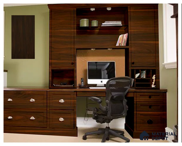 Wooden Look CF 27 8 ft x 4 ft Texture Finish Decorative Laminate - 1 mm | Suitable for TV Unit, Wardrobe, Kitchen Cabinets