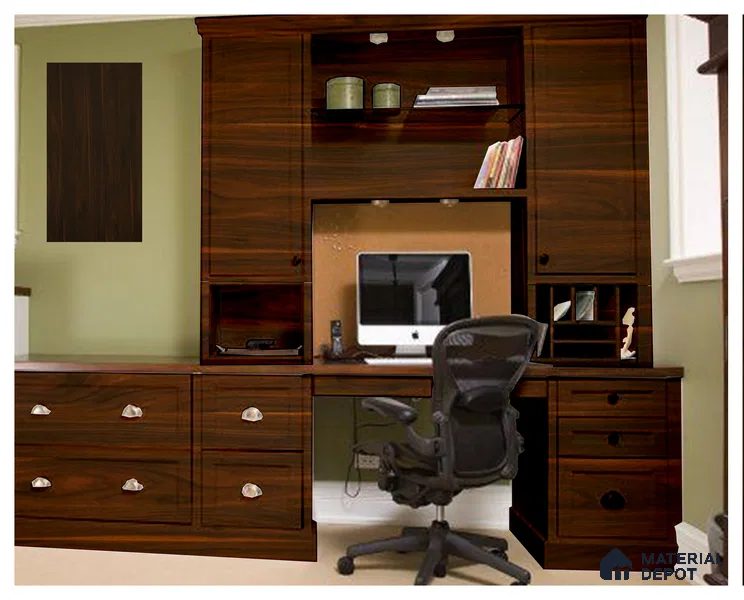 Wooden Look CF 27 8 ft x 4 ft Texture Finish Decorative Laminate - 1 mm | Suitable for TV Unit, Wardrobe, Kitchen Cabinets